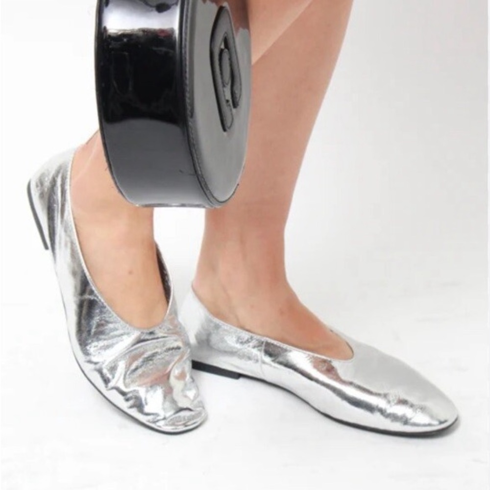 Jeffrey Campbell Silver Flats